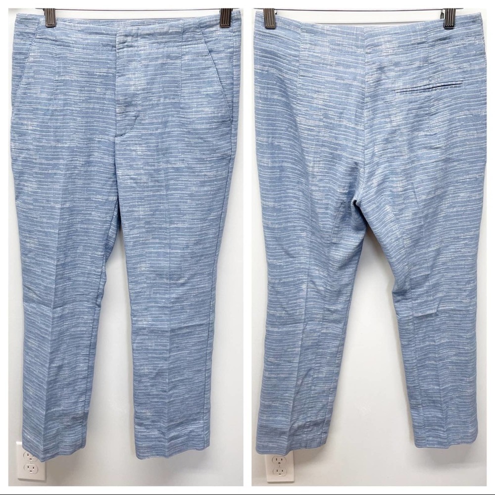 See By Chloe Cotton Blue Casual Dress Pant Size 4